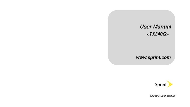 Sprint TX340G user manual