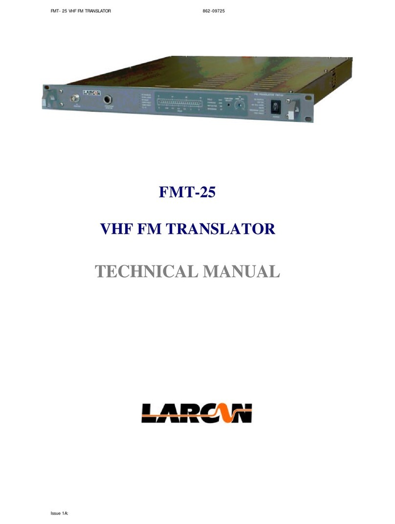 Larcon FMT-24 User manual