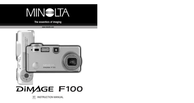 Minolta DiMAGE F100 User manual