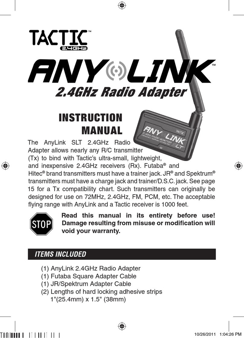 Tactic AnyLink SLT User manual