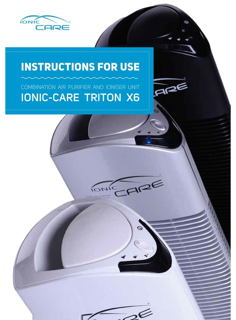 Ionic-CARE TRITON X6 Instructions for use