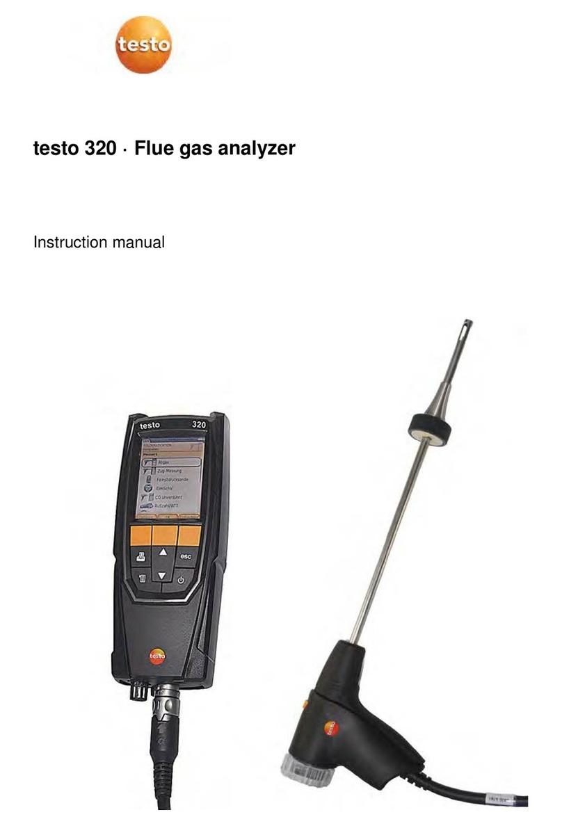 TESTO 320 instruction manual