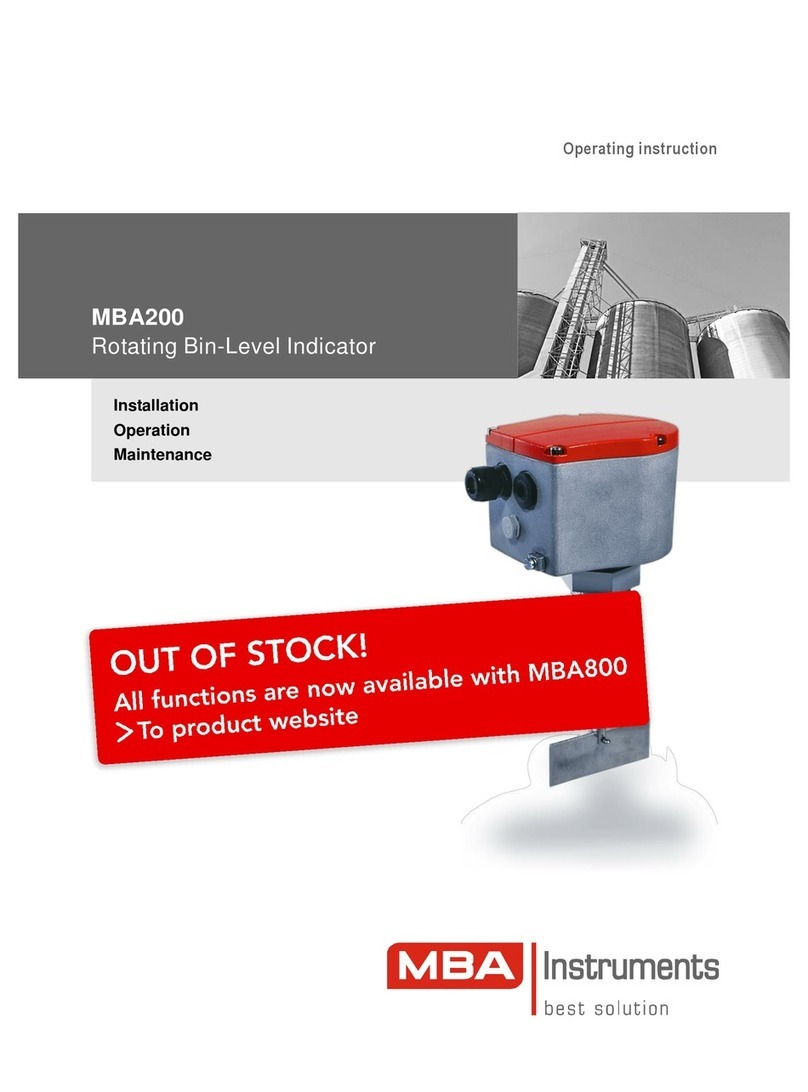 MBA Instruments MBA200 User manual