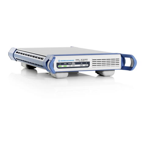 Rohde & Schwarz SGS100A User manual
