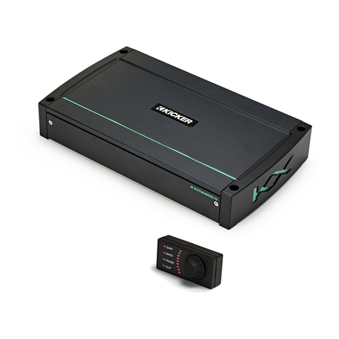 Kicker KXMA800.5 User manual