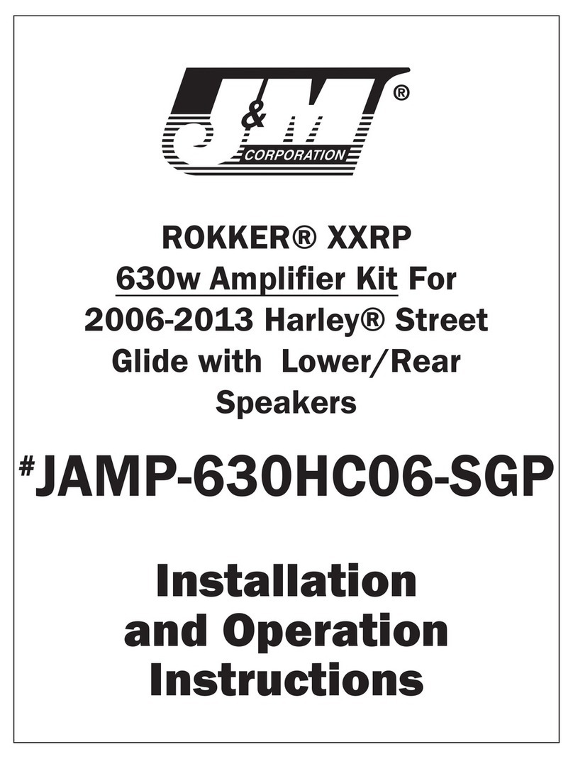 J&M Corporation ROKKER JAMP-630HC06-SGP User manual