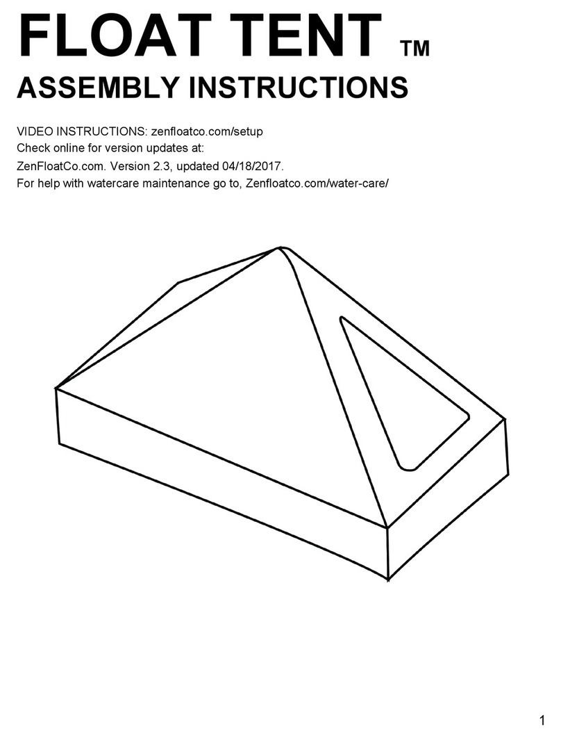 ZEN FLOAT TENT Assembly instructions