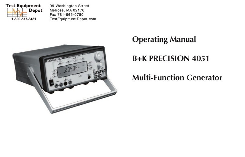 B+K precision 4051 User manual