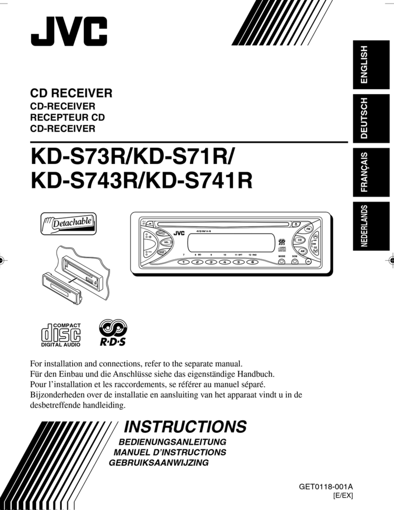 JVC KD-S73R User manual