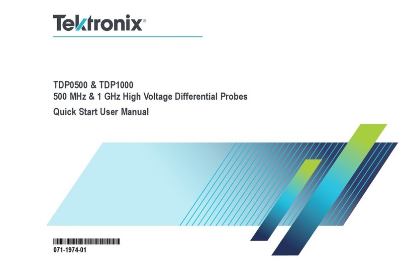 Tektronix TDP0500 Manual