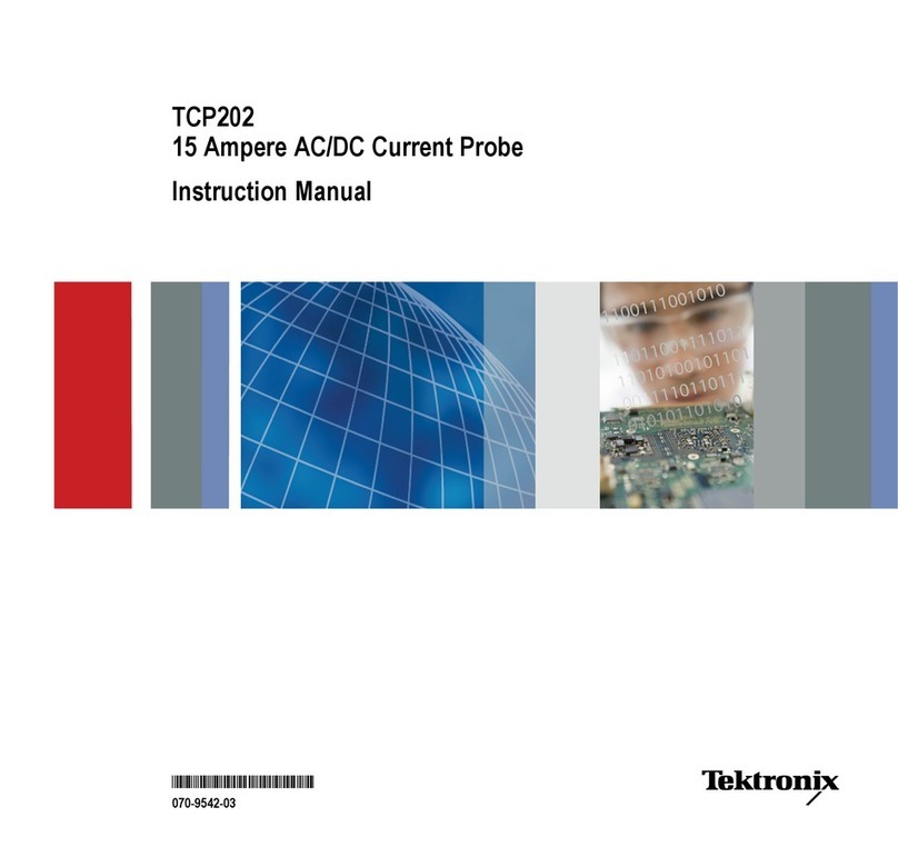 Tektronix TCP202 User manual Tektronix TCP202 User manual
