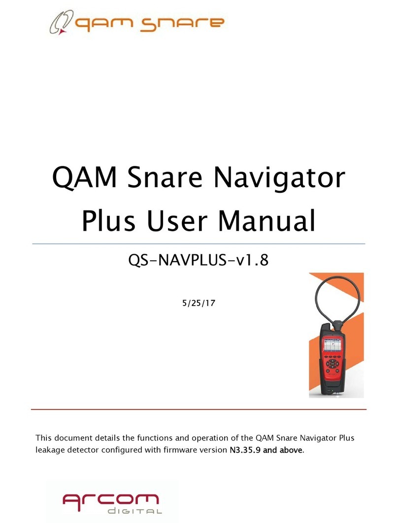 Arcom QAM Snare Navigator Plus user manual