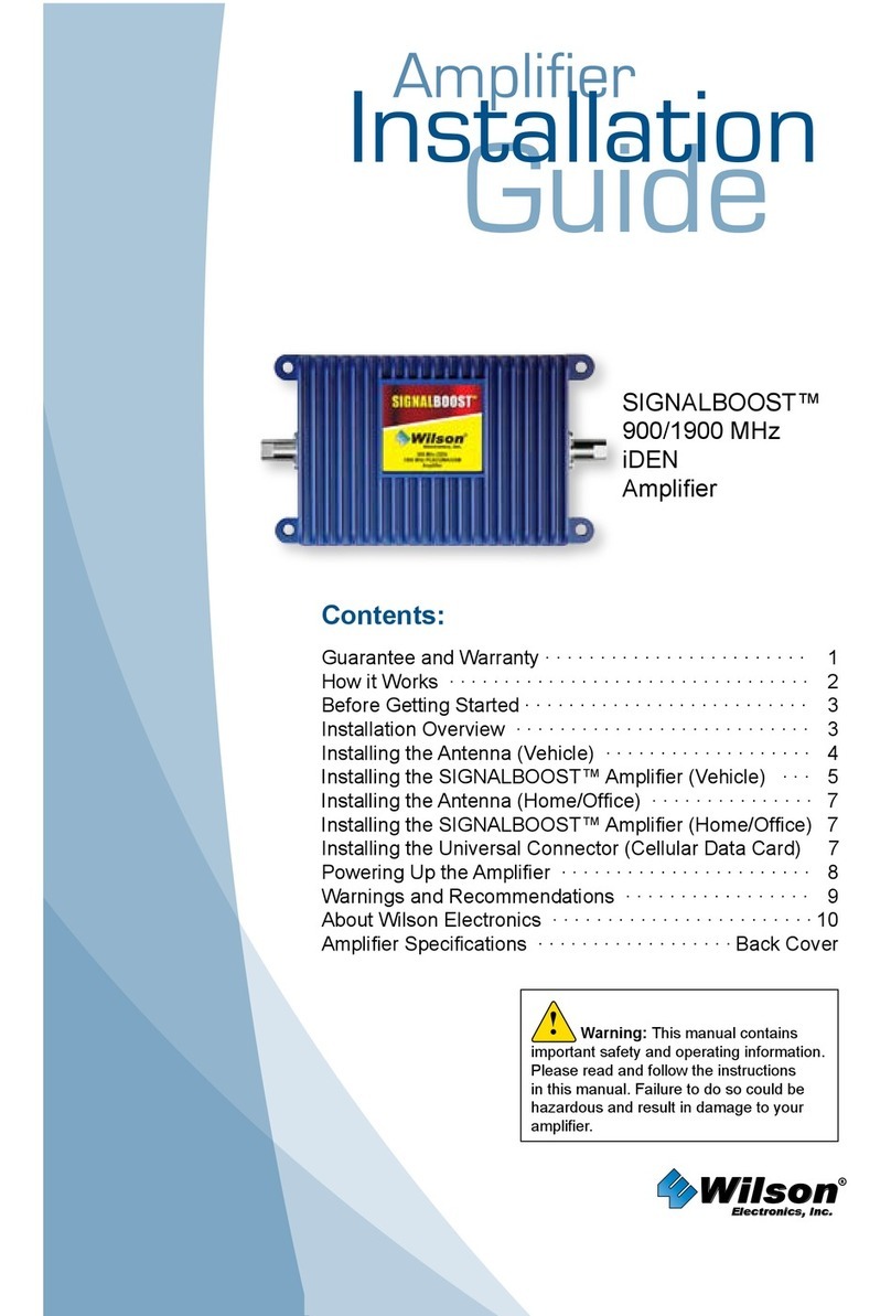 Wilson Electronics SignalBoost User manual