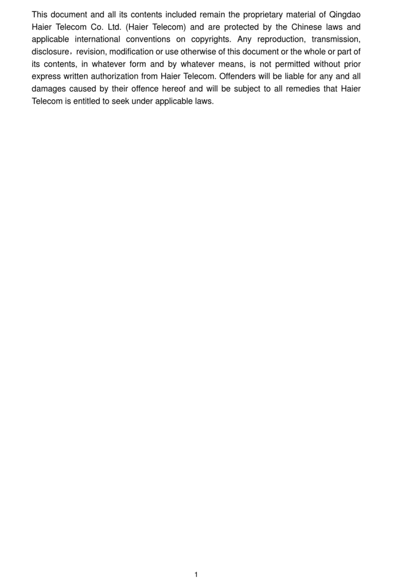 Haier HG-M720 User manual