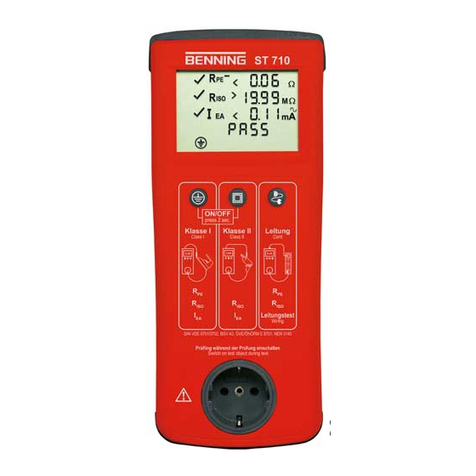 Benning ST 710 operating manual