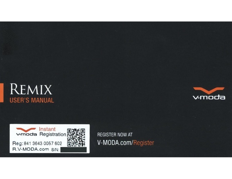 V-Moda REMIX user manual