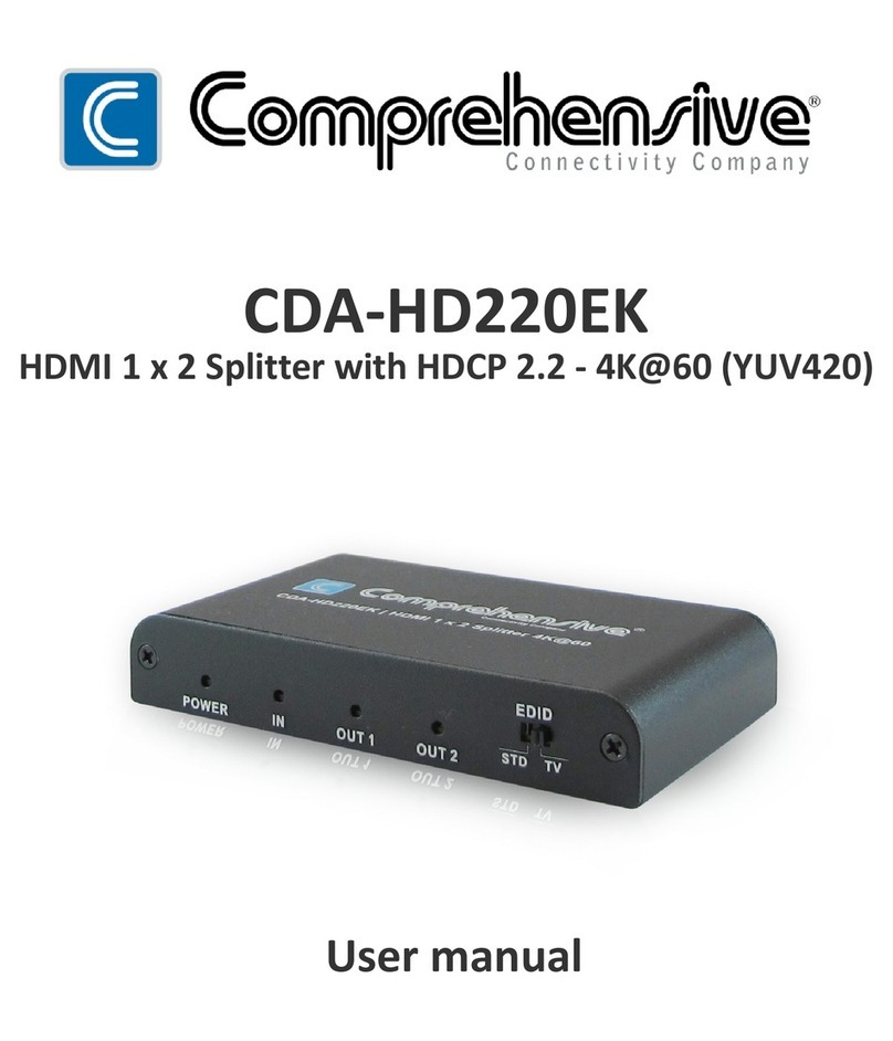 Comprehensive CDA-HD220EK User manual Comprehensive CDA-HD220EK User manual