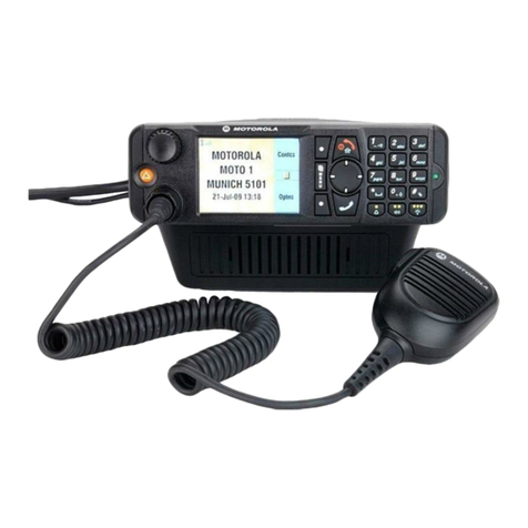 Motorola TETRA MTM800 User manual