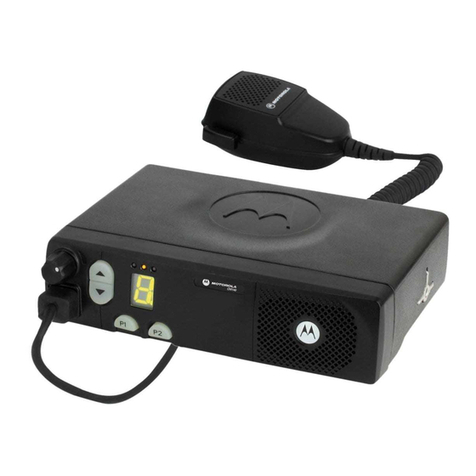 Motorola CM140 Operating and installation instructions