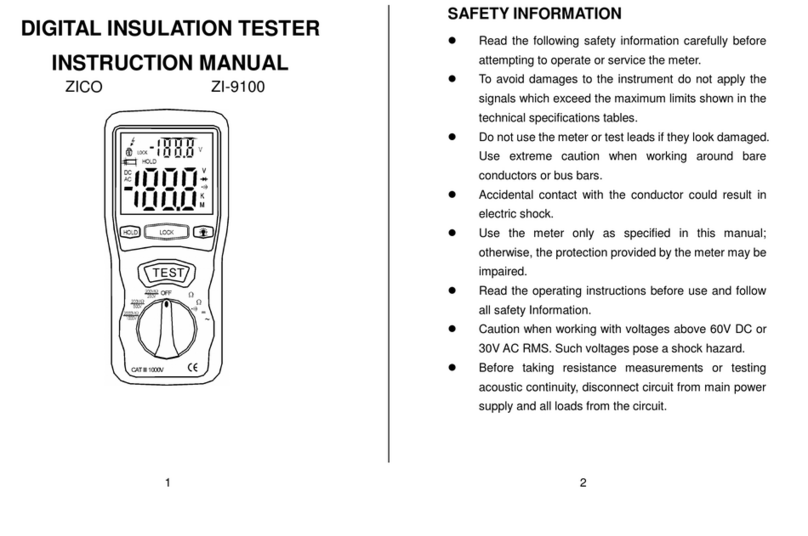 Zico ZI-9100 instruction manual