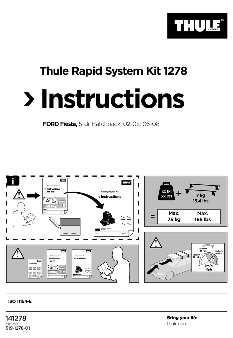 Thule 1278 instruction manual