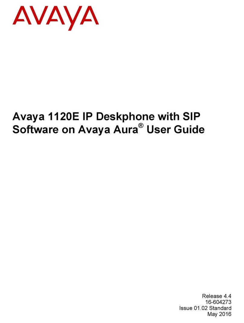 Avaya 1120E User manual