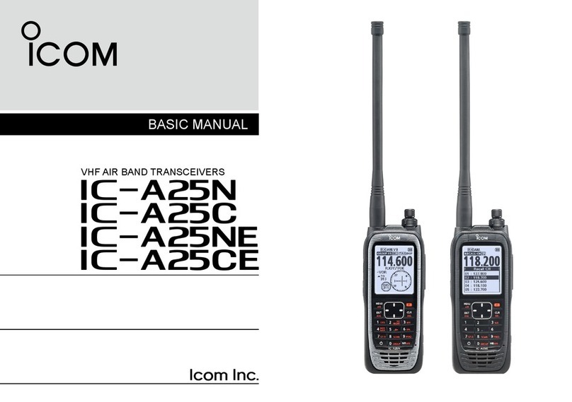 Icom IC-A25N Installation guide