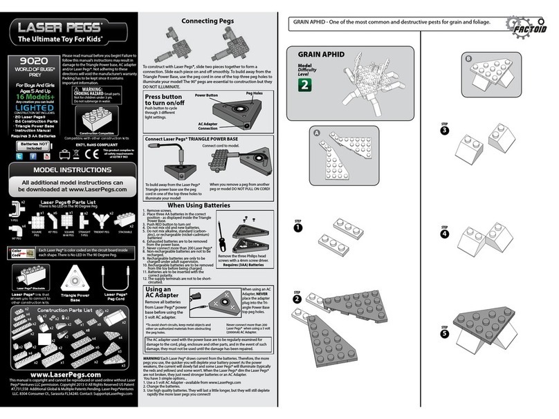 LaserPegs 9020 instructions