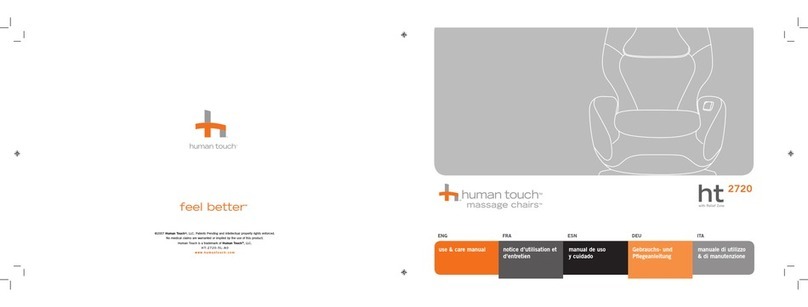 Human Touch HT 2720 Use & care manual