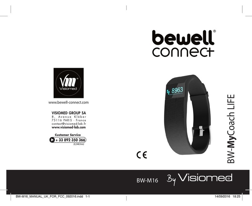 bewell connect MW-MYCOACH LIFE BW-M16 user manual bewell connect MW-MYCOACH LIFE BW-M16 user manual
