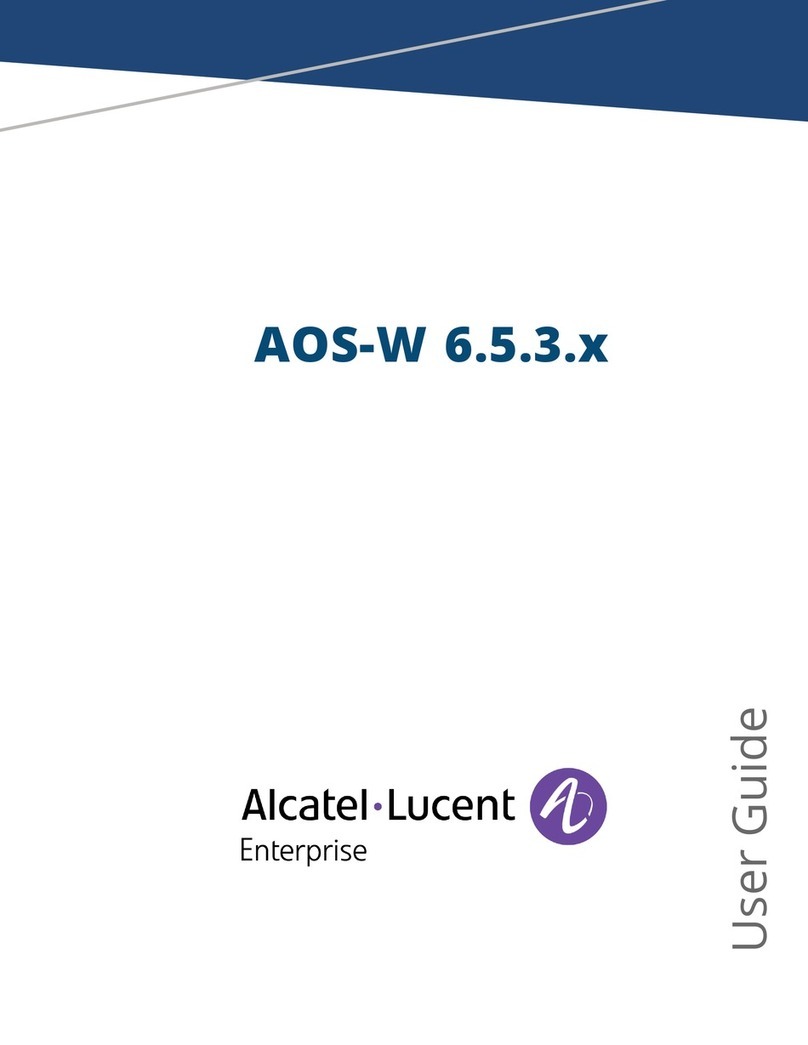 Alcatel-Lucent AOS-W 6.5.3.x user guide Alcatel-Lucent AOS-W 6.5.3.x user guide