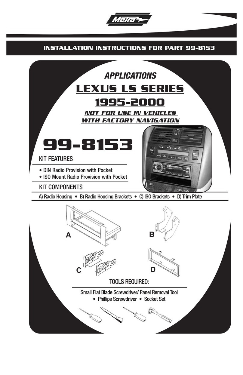Metra Electronics 99-8153 User manual