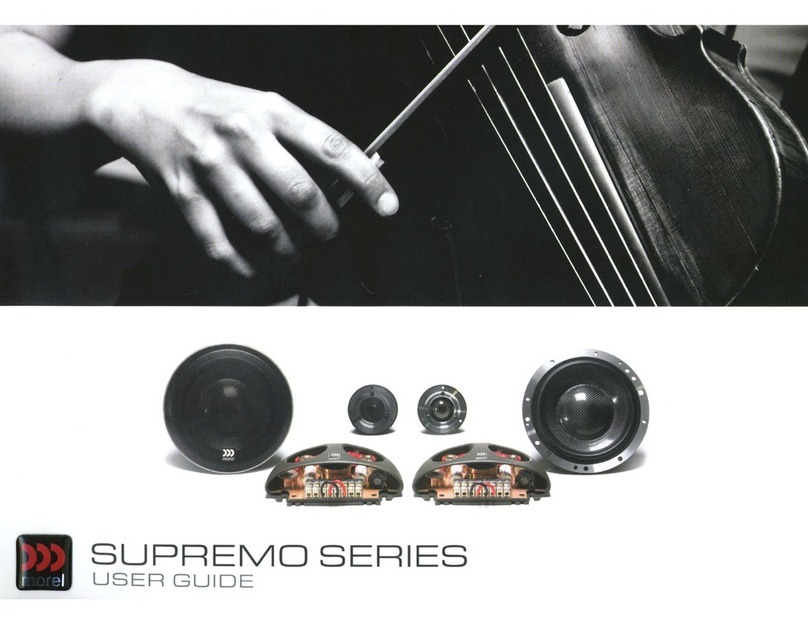 Morel Supremo 602 User manual