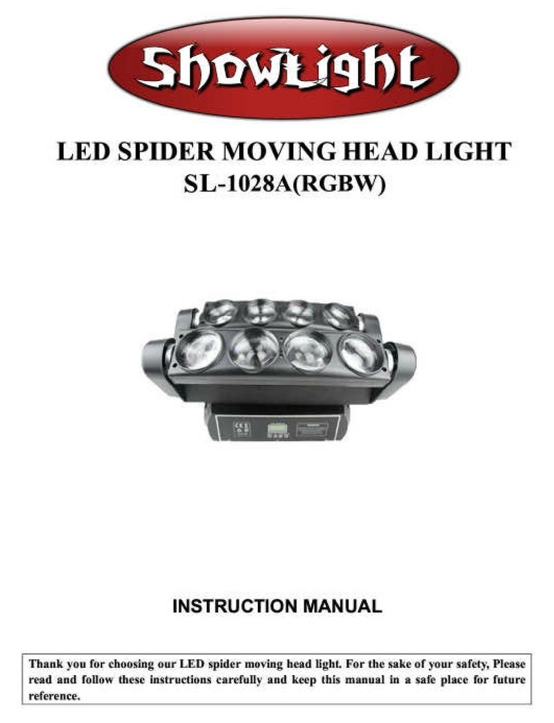 Showlight SL-1028 instruction manual