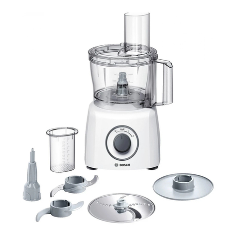 Bosch MCM3 Series MultiTalent 3 User manual