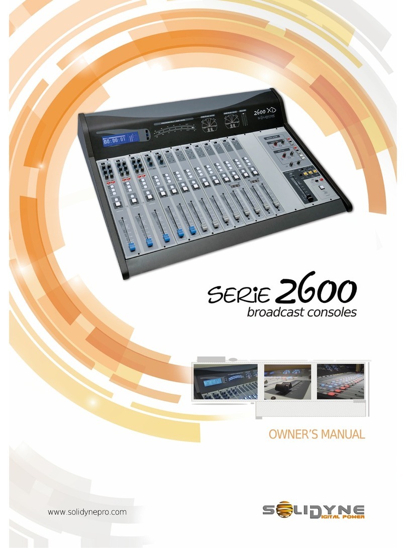 Solidyne 2600 series User manual