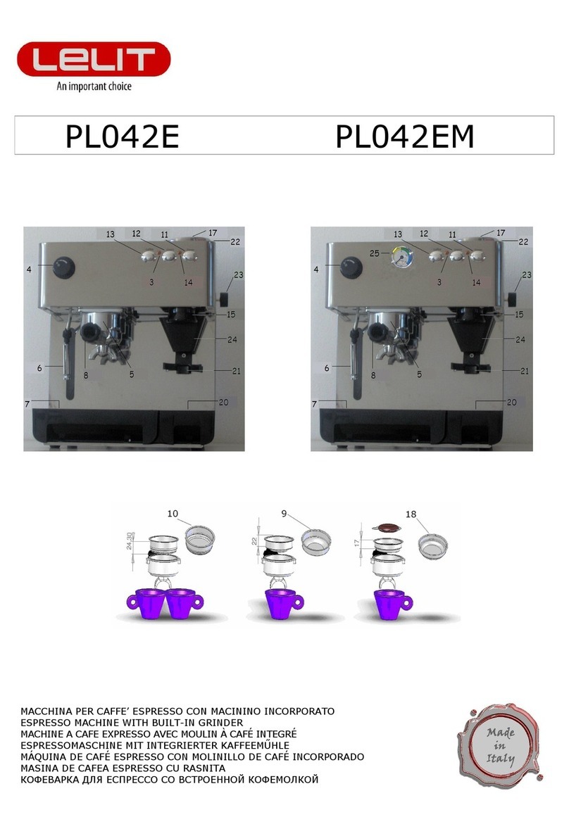 Lelit PL042E User manual