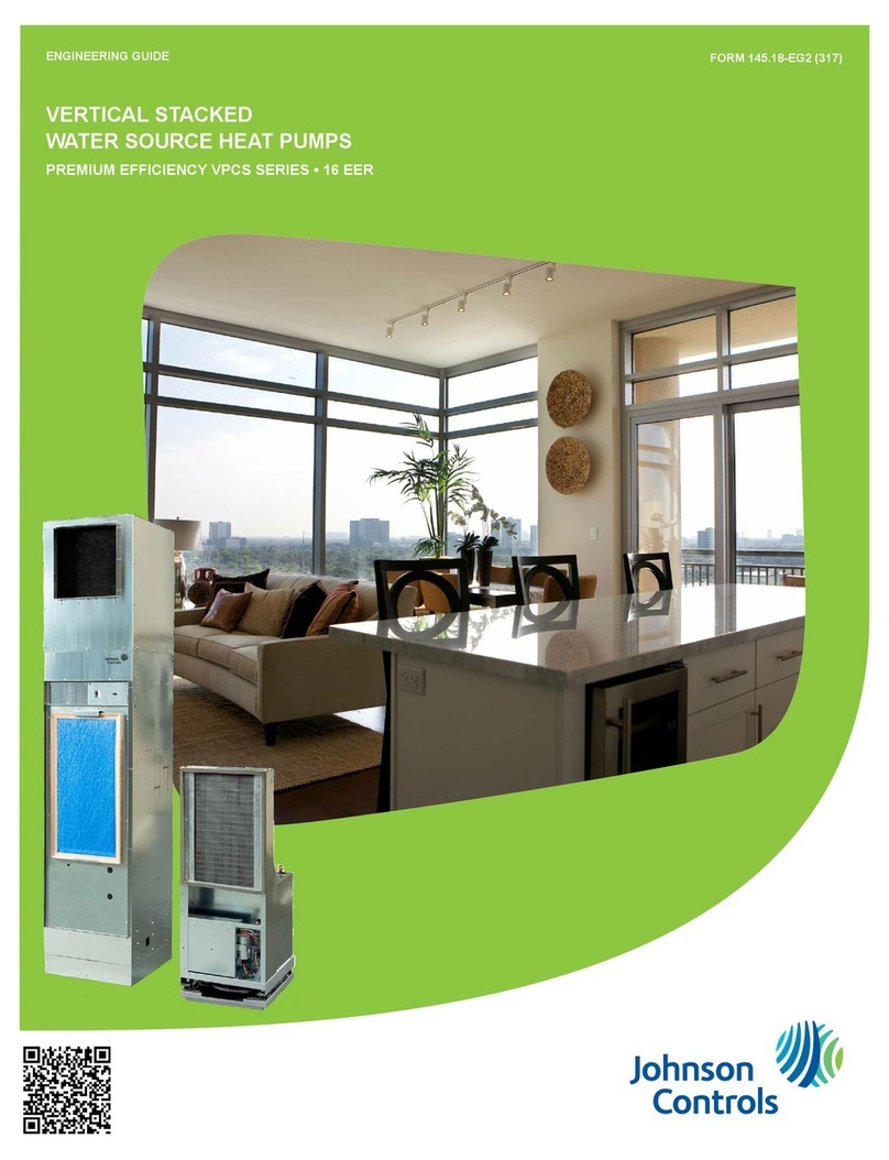 Johnson Controls VPCS SERIES User manual