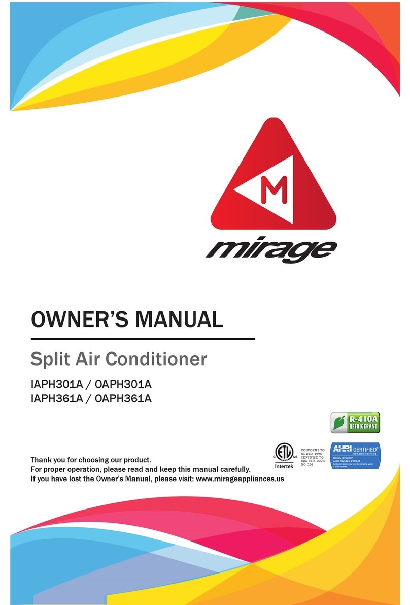 Mirage IAPH301A User manual Mirage IAPH301A User manual