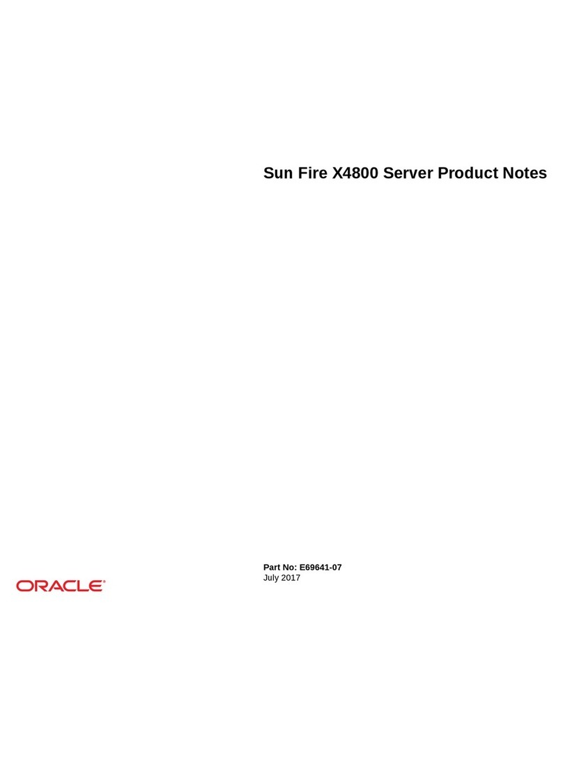 Oracle Sun Fire X4800 Product notes