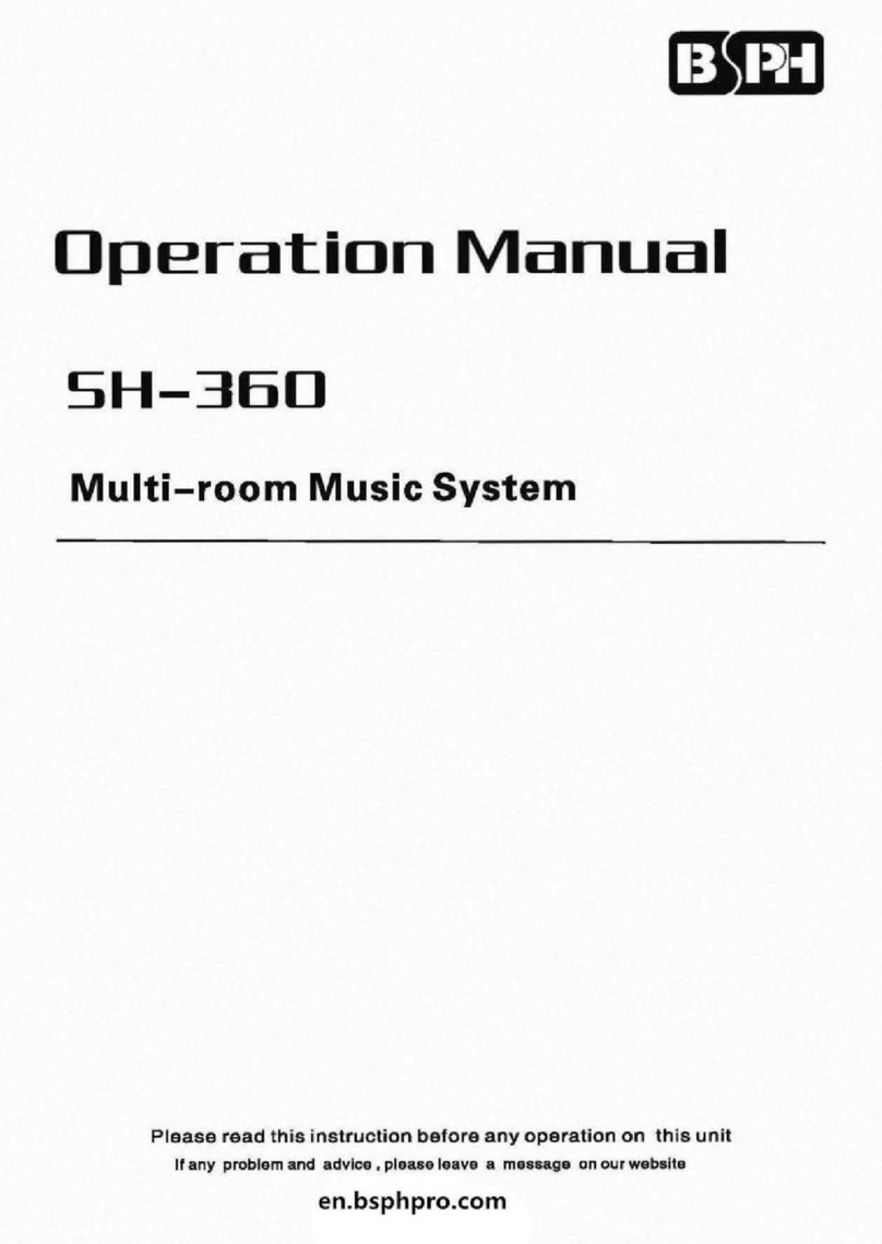 BSPH SH-360 Operation manual