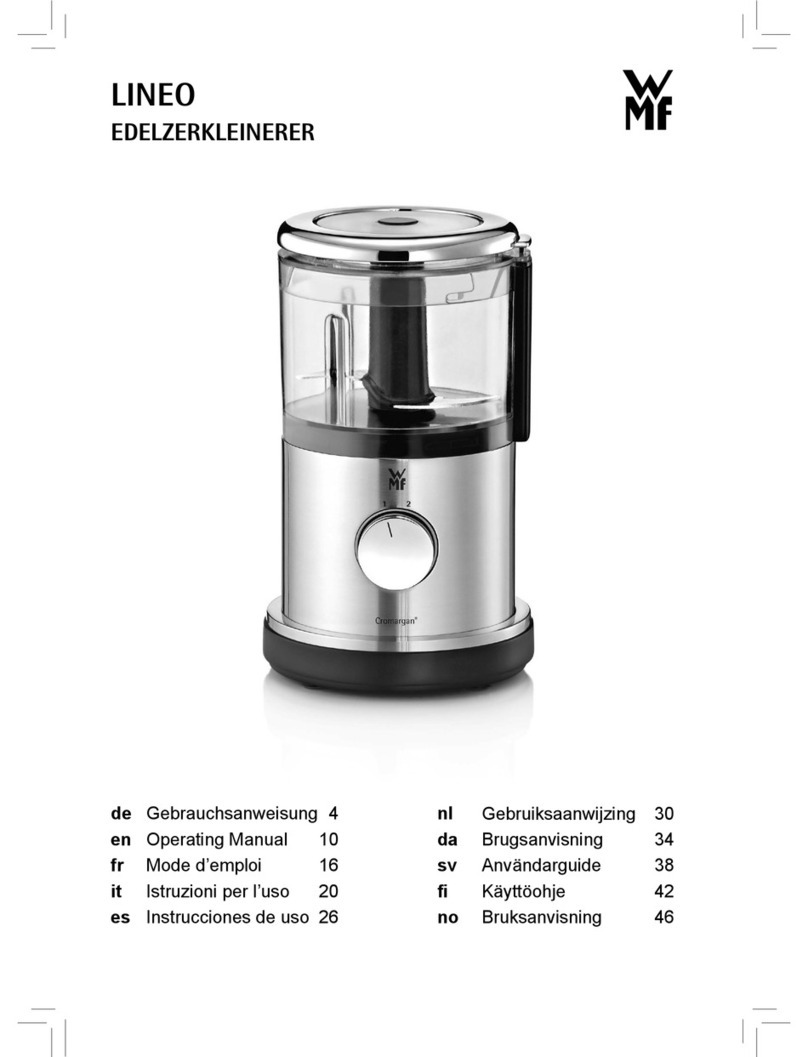 WMF LINEO operating manual