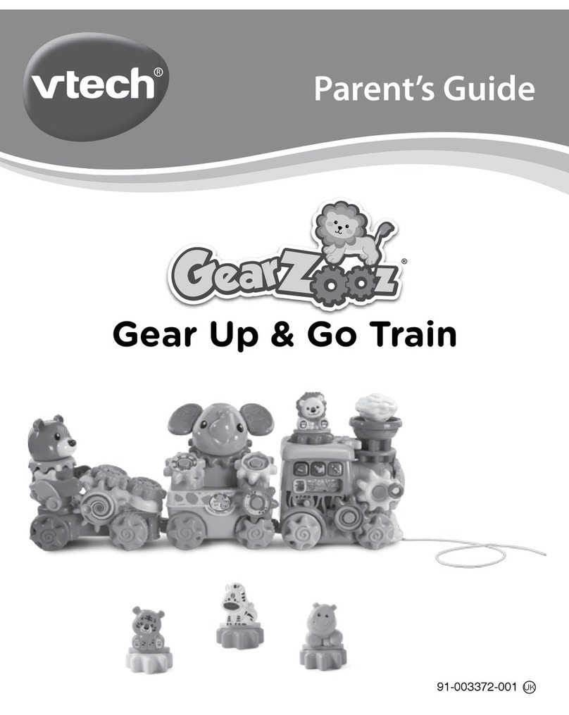 V-tech GearZooz Gear Up & Go Train Assembly Instructions