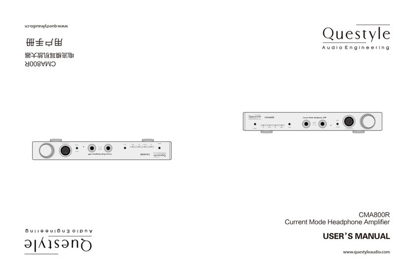 Questyle Audio CMA800R User manual