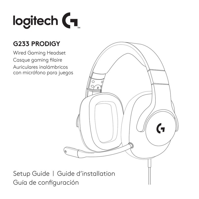 Logitech G233 PRODIGY User manual