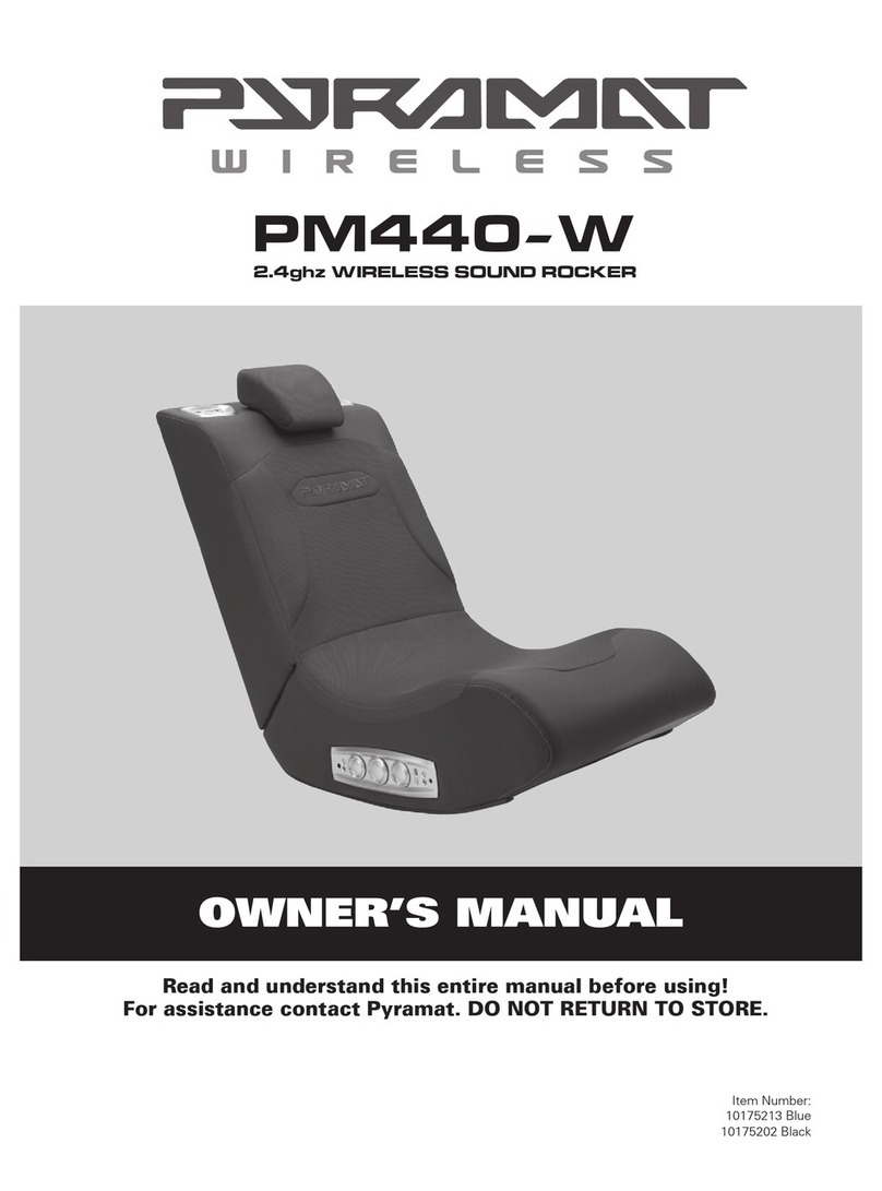 Pyramat PM440-W owner's manual