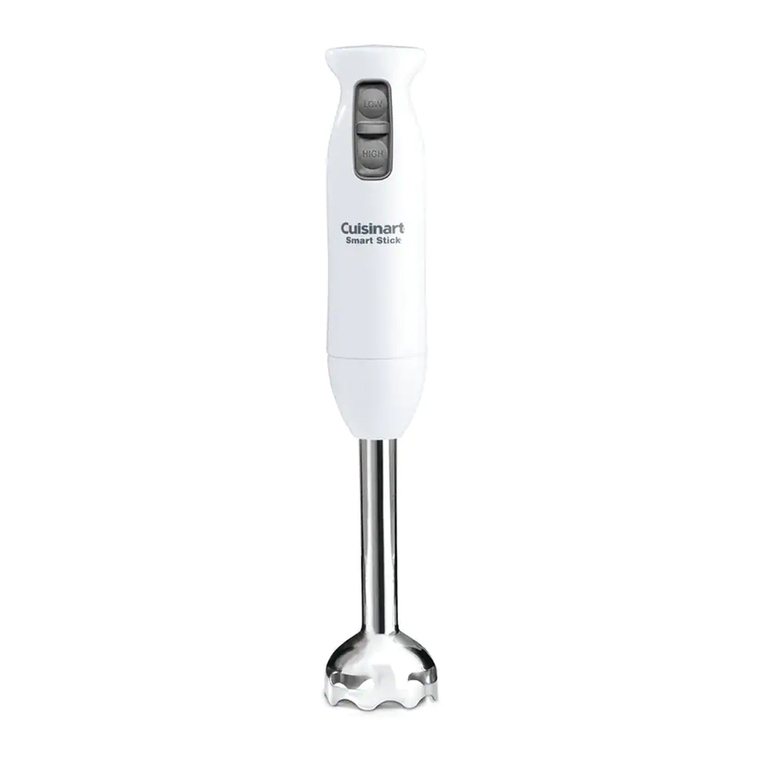 Cuisinart CSB-75 Series Service manual