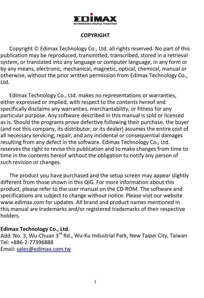 Edimax AR-7288WnA manual