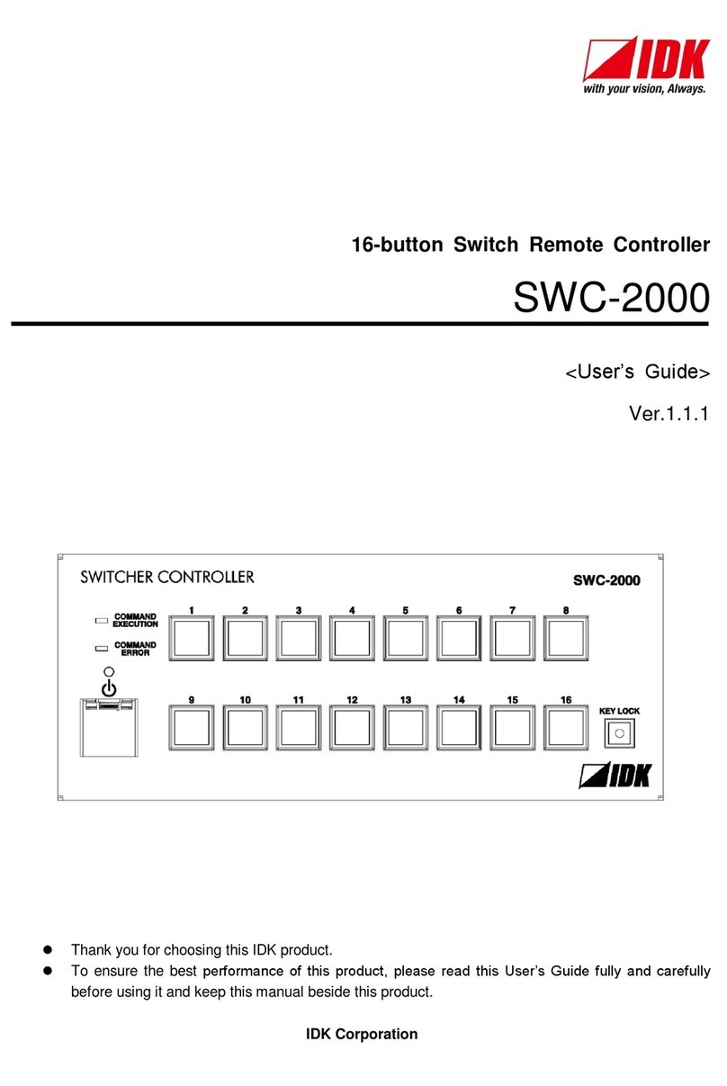 IDK SWC-2000 user guide