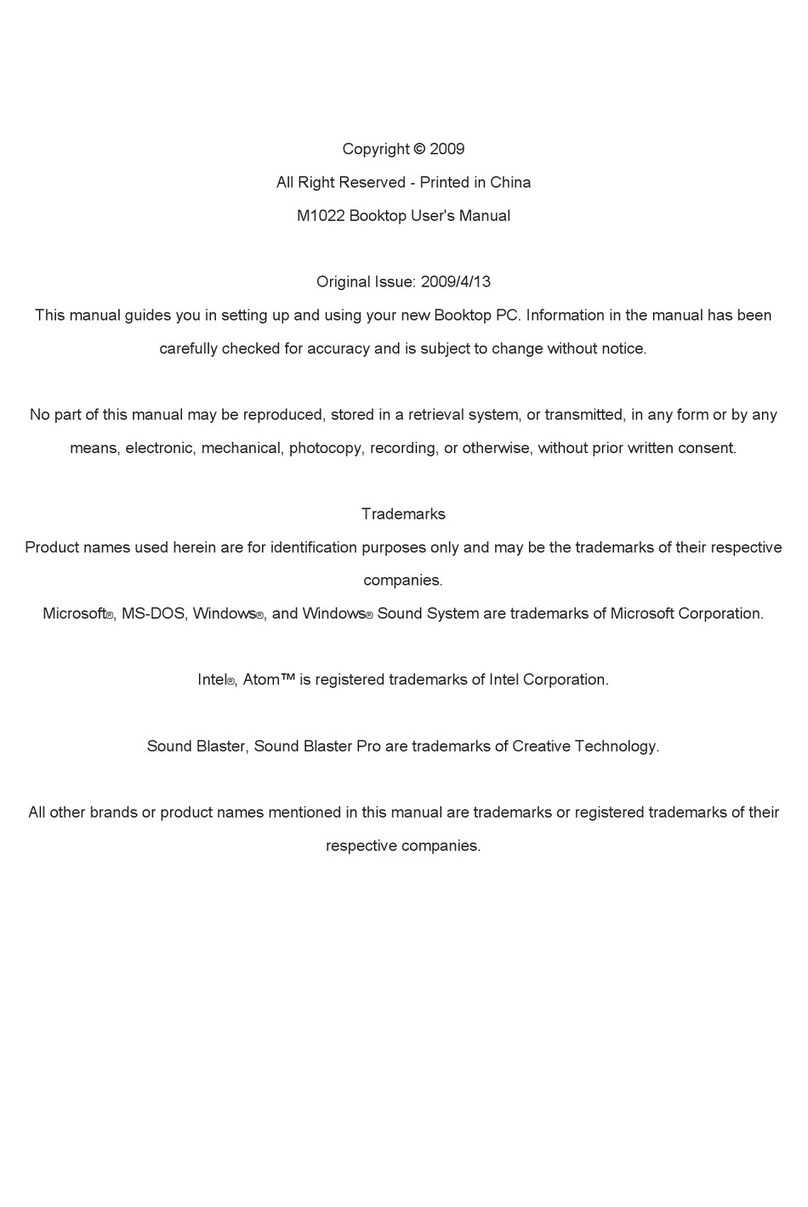 Gigabyte Booktop M1022 user manual Gigabyte Booktop M1022 user manual